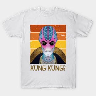 Kung Kung! Resident Alien retro rectangular Shape T-Shirt